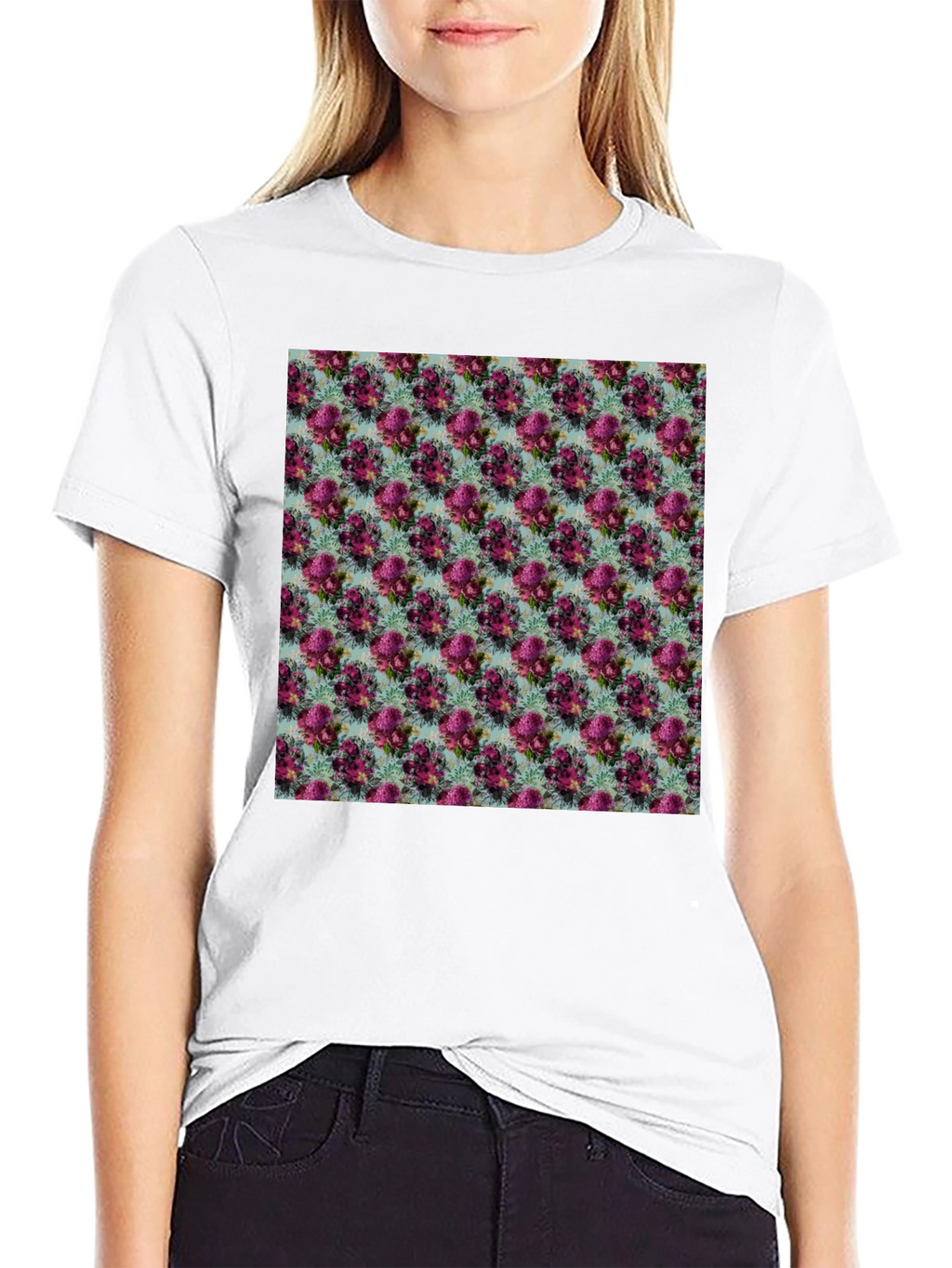 Floral Pattern T-Shirt