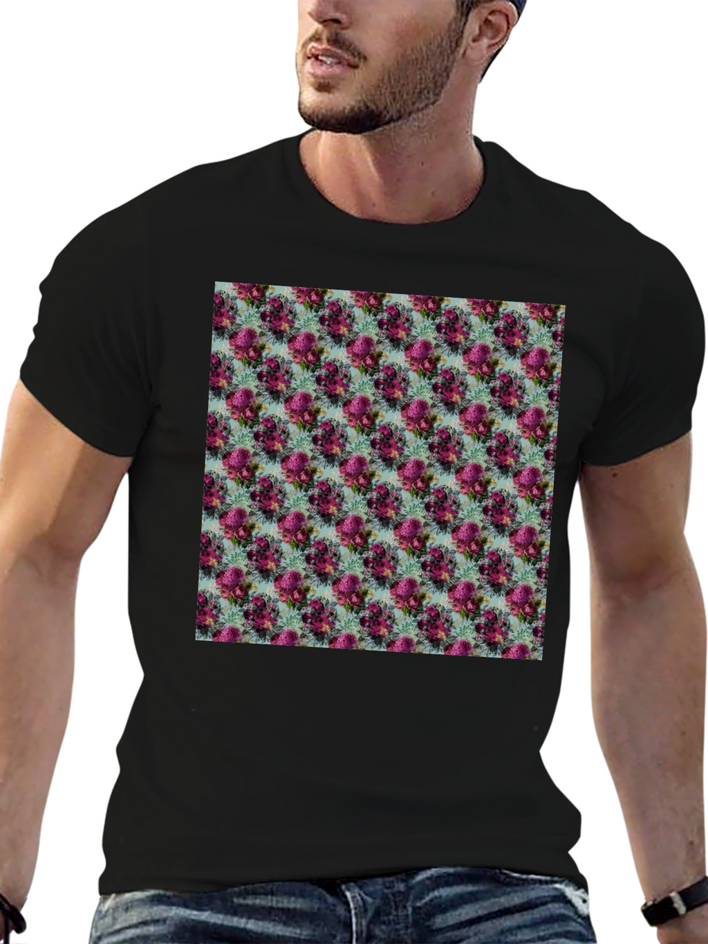 Floral Pattern T-Shirt
