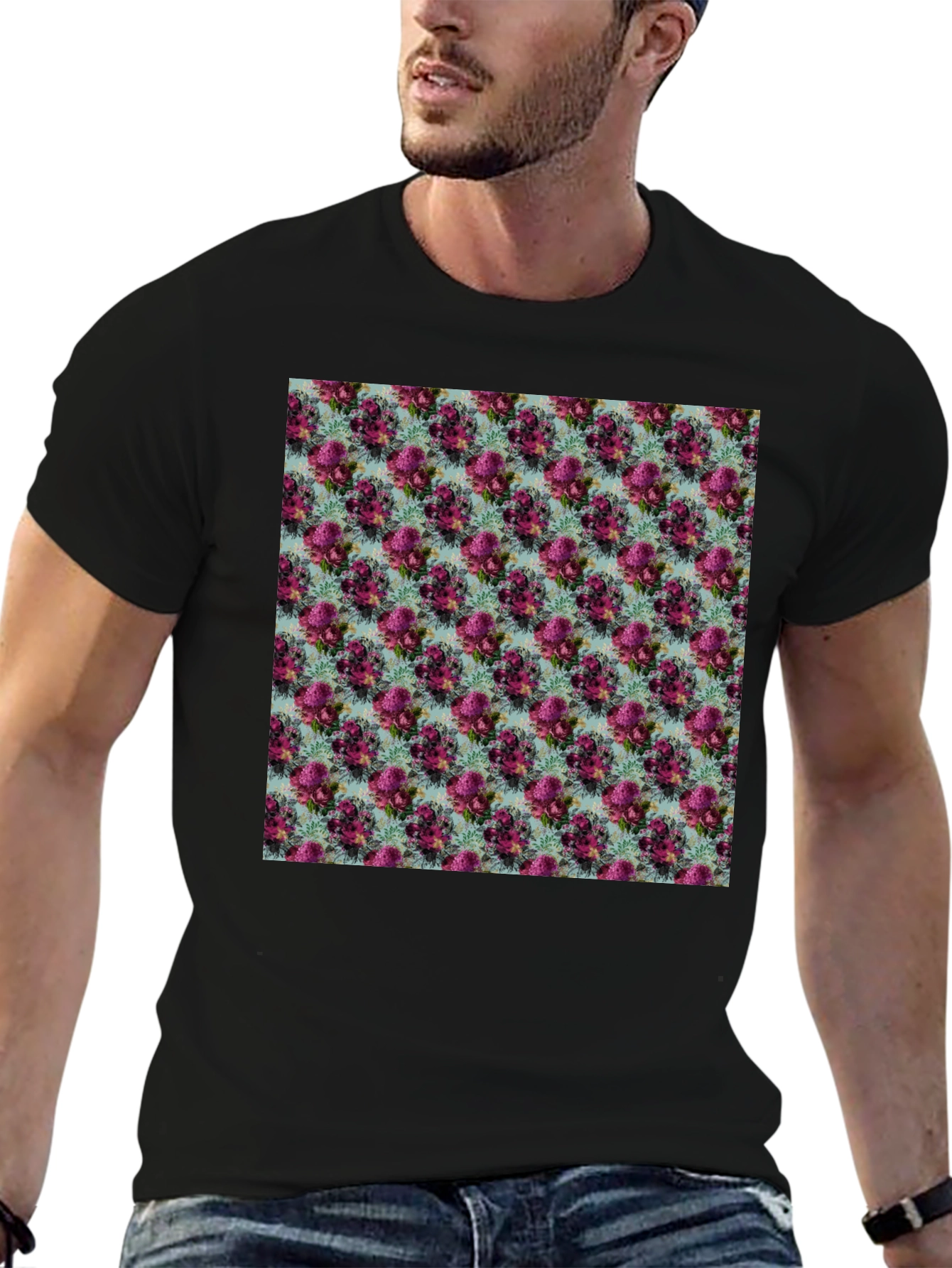 Floral Pattern T-Shirt