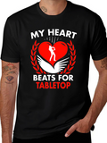 My Heart Beats for Tabletop Gaming T-Shirt