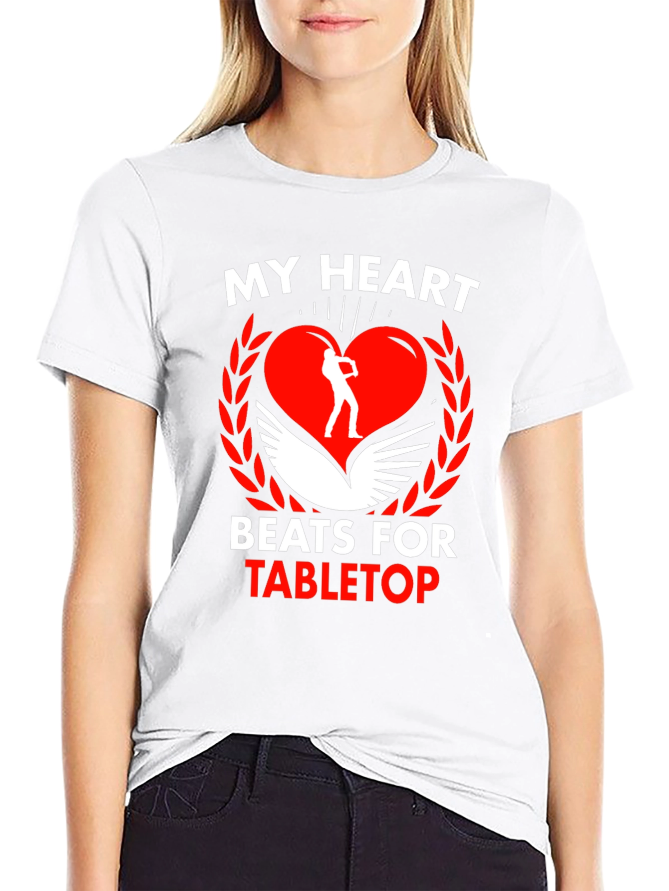 My Heart Beats for Tabletop Gaming T-Shirt