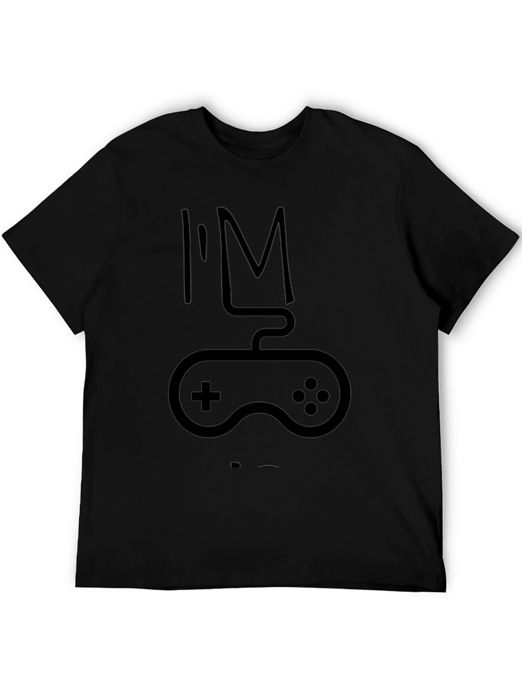 Im a Gamer T-Shirt - Black Cotton Tee