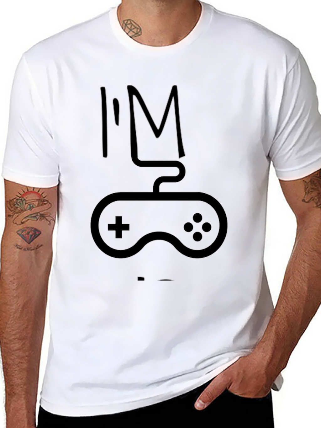 Im a Gamer T-Shirt - Black Cotton Tee