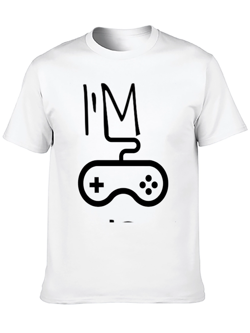 Im a Gamer T-Shirt - Black Cotton Tee