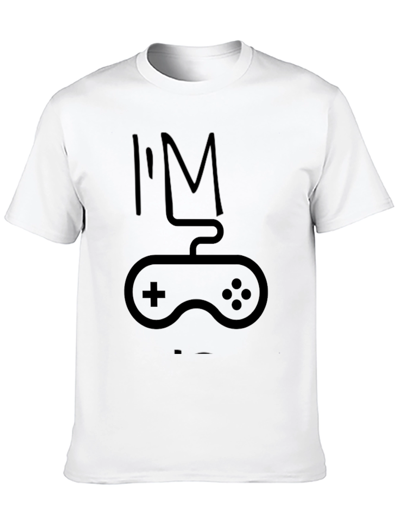 Im a Gamer T-Shirt - Black Cotton Tee