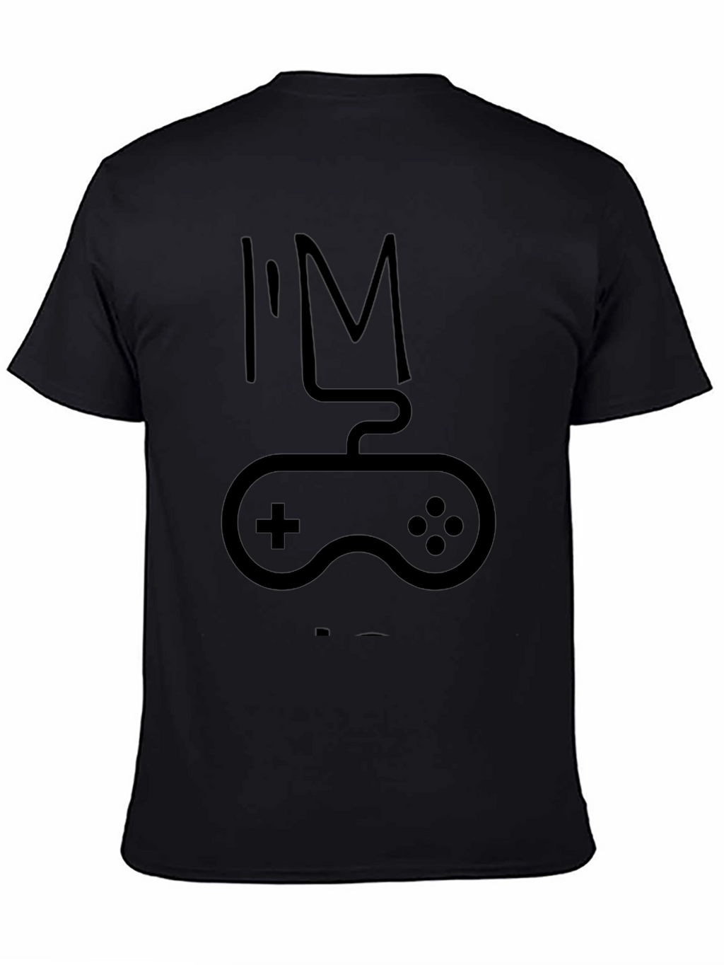 Im a Gamer T-Shirt - Black Cotton Tee