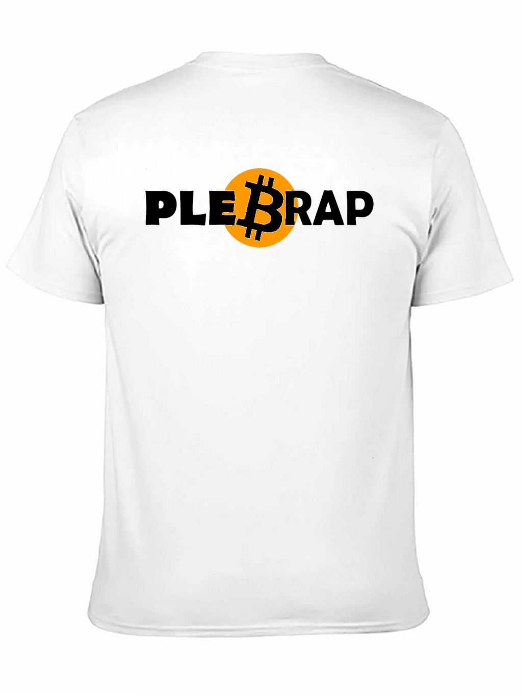 Plebrap Bitcoin Graphic Tee - Black Crypto T-Shirt