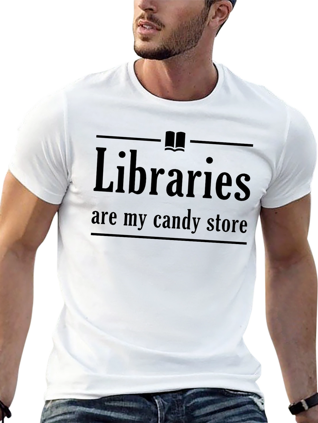 Libraries Are My Candy Store Graphic Tee