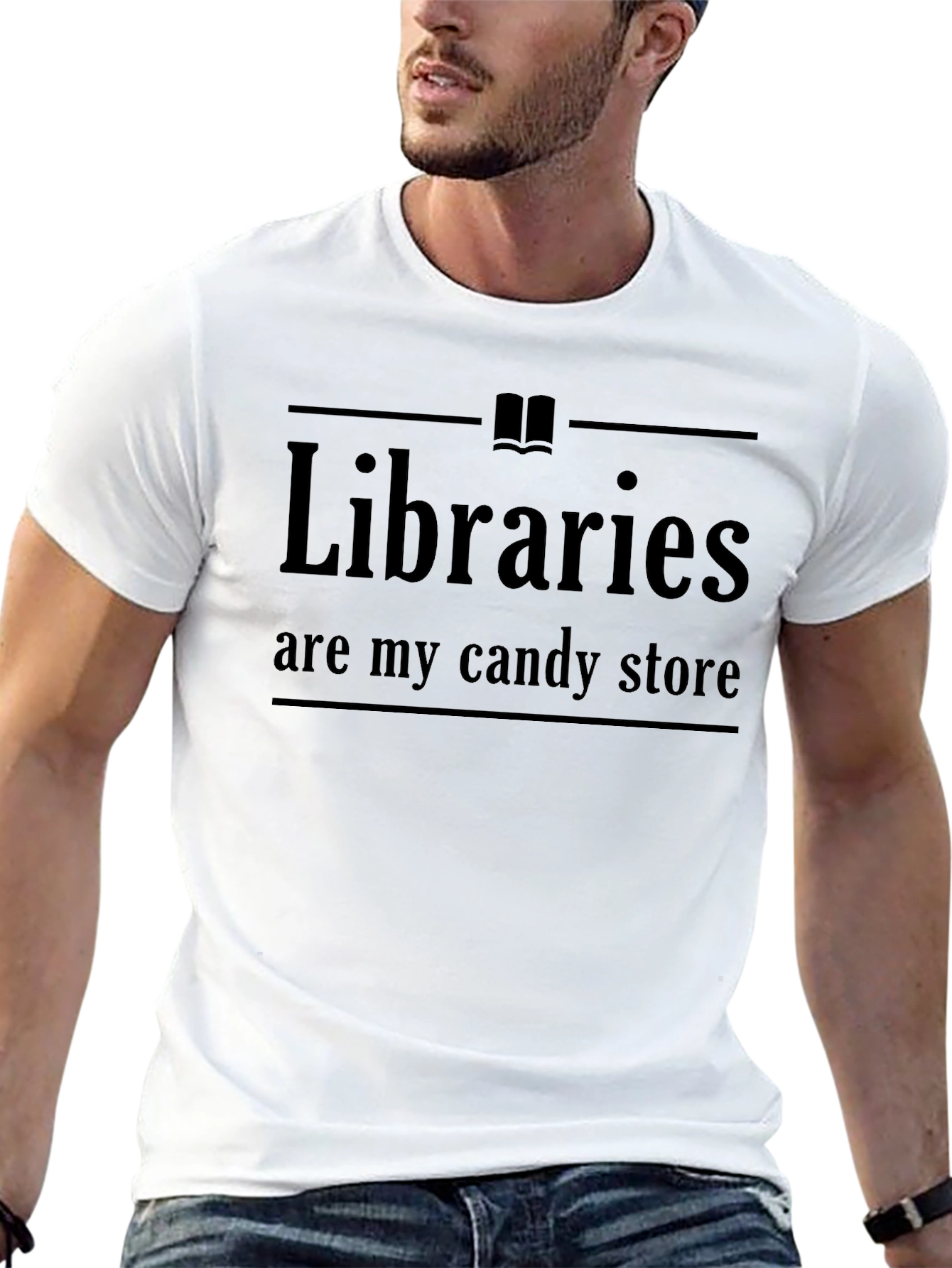 Libraries Are My Candy Store Graphic Tee