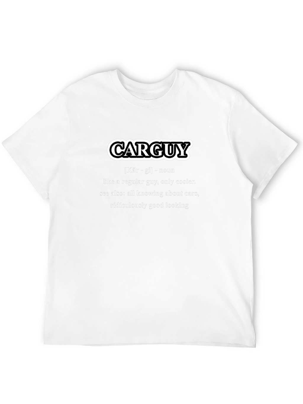 Carguy Definition Black T-Shirt