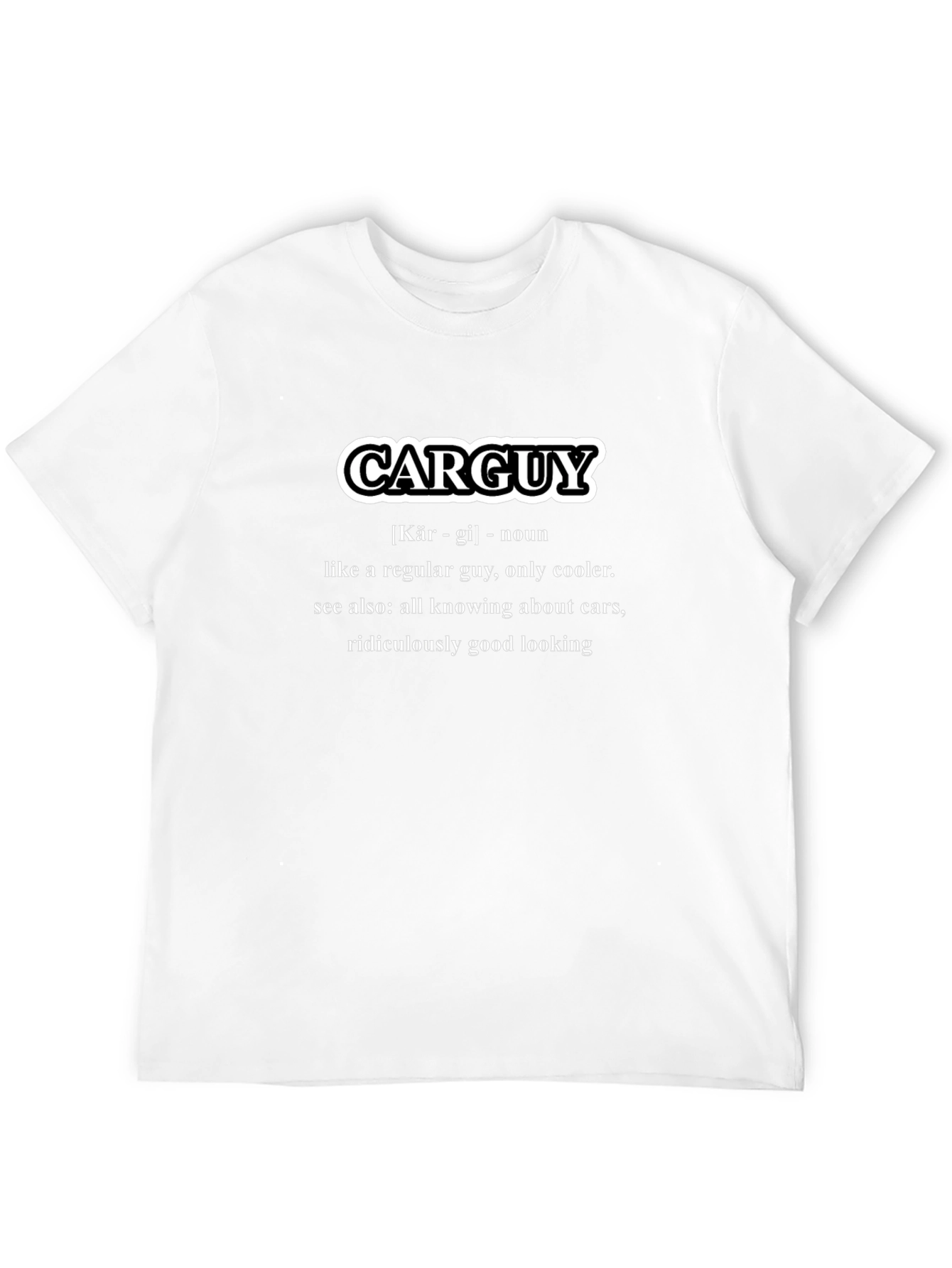 Carguy Definition Black T-Shirt