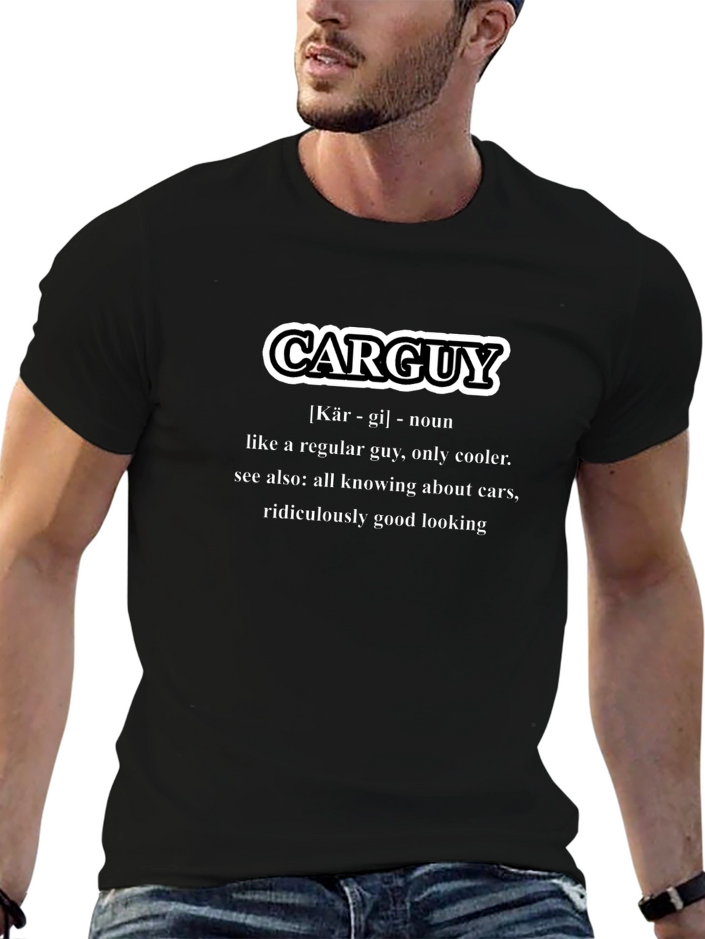 Carguy Definition Black T-Shirt