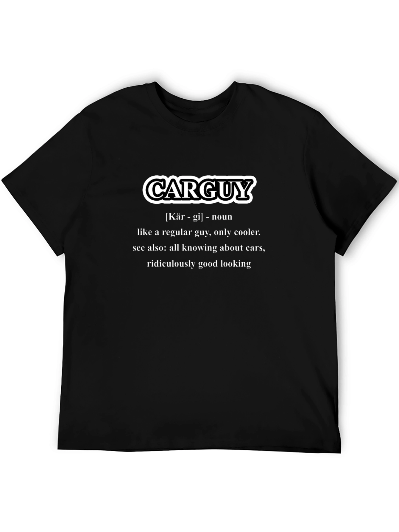 Carguy Definition Black T-Shirt