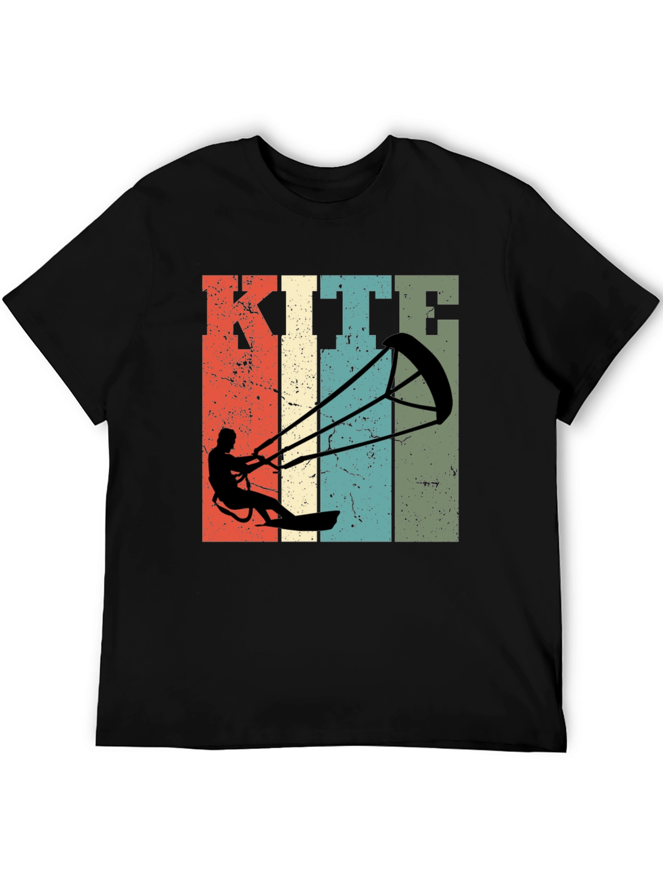 Vintage Kitesurfing T-Shirt: Retro Style Tee