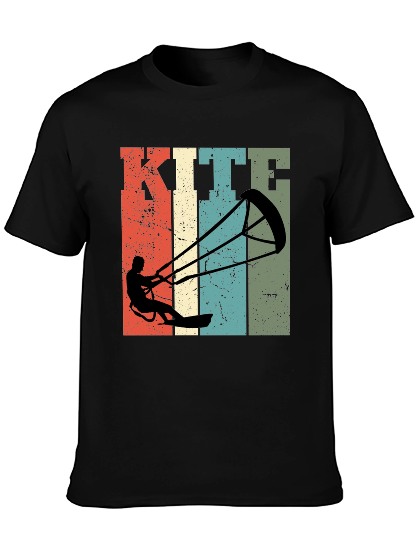 Vintage Kitesurfing T-Shirt: Retro Style Tee