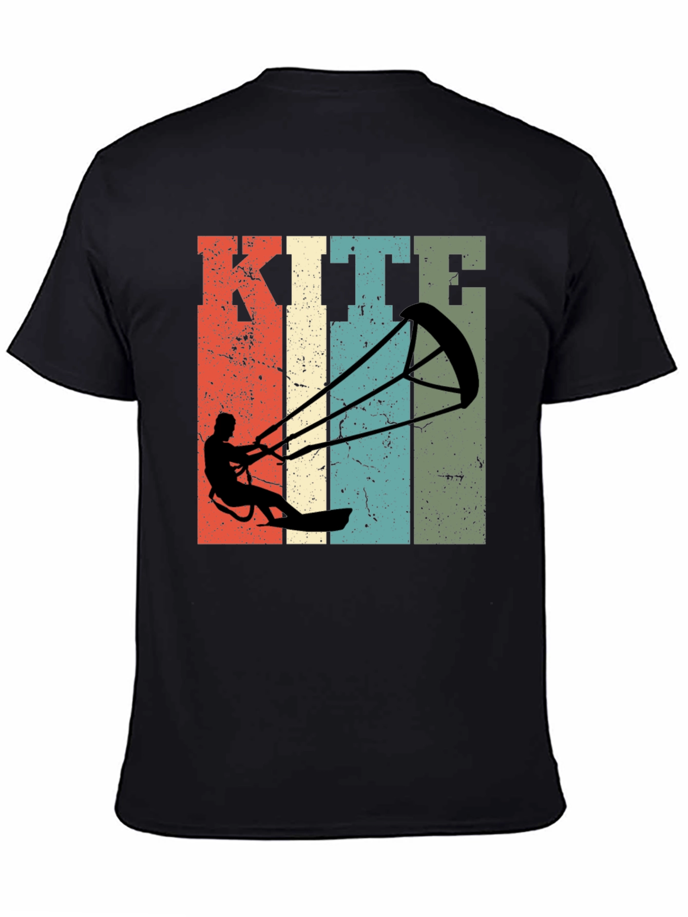 Vintage Kitesurfing T-Shirt: Retro Style Tee