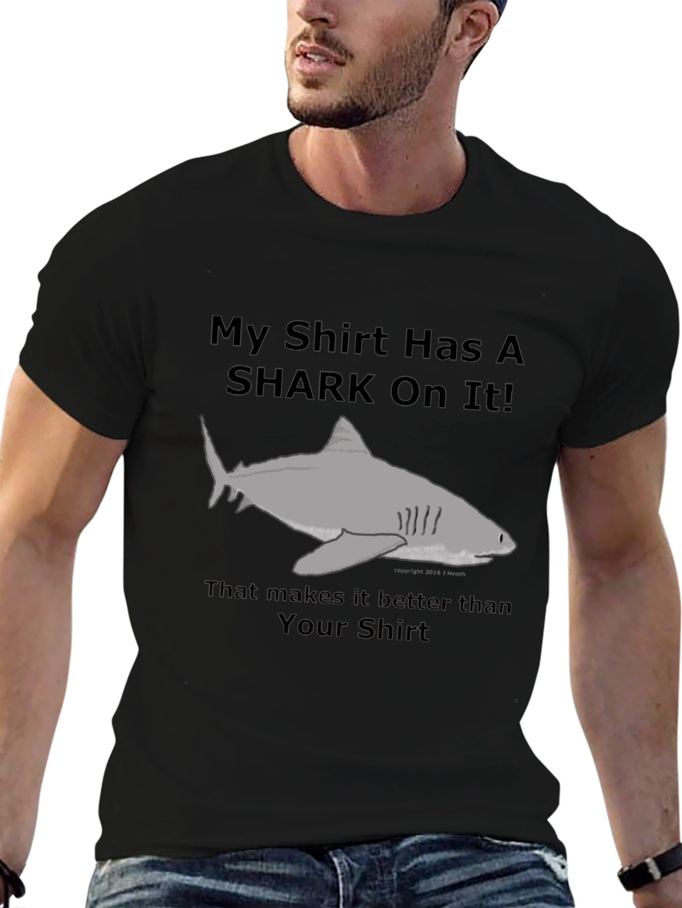 Shark T-Shirt - Funny Graphic Tee