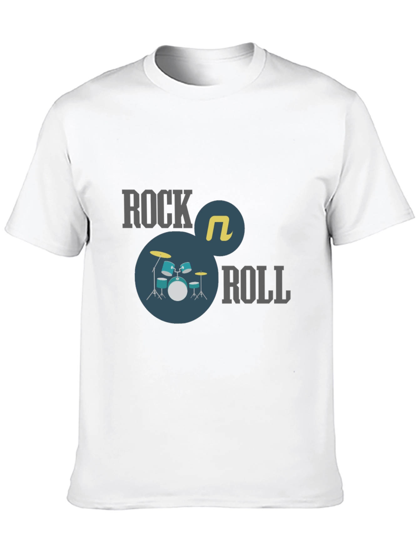 Rock and Roll Black Graphic Tee