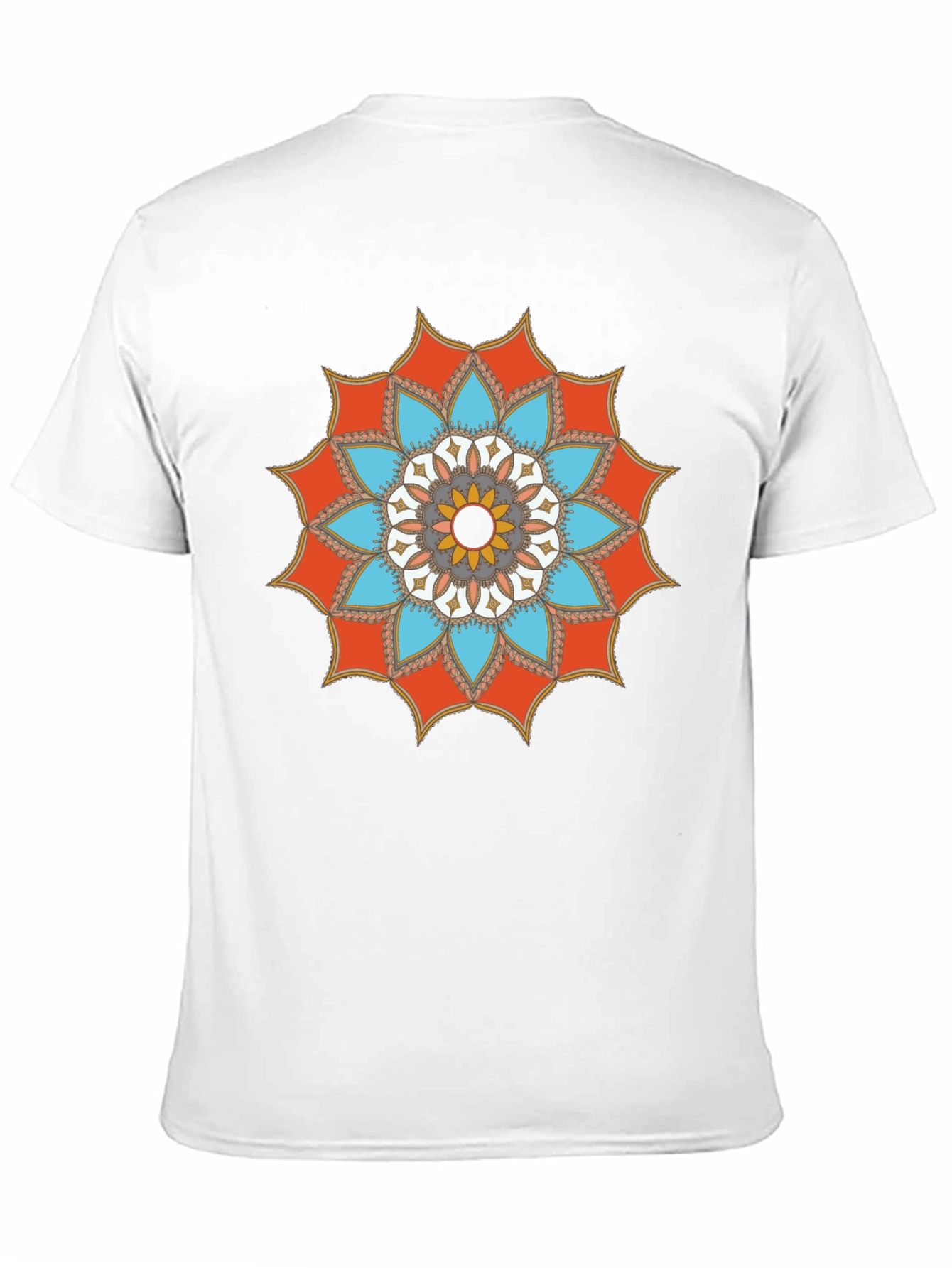 Mandala Graphic Tee - Stylish Mens Black T-Shirt