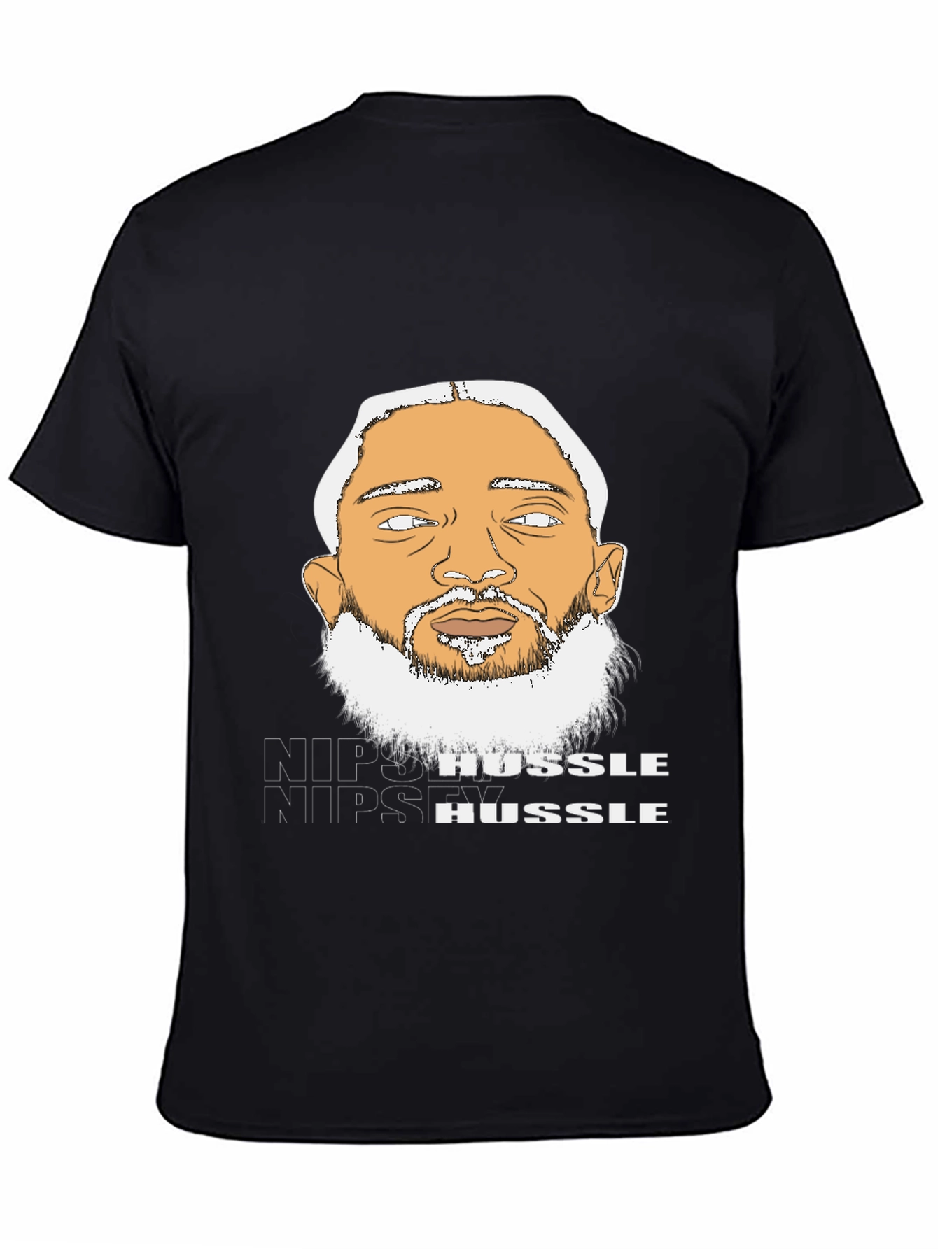 Nipsey Hussle Graphic Tee - Black Cotton Blend