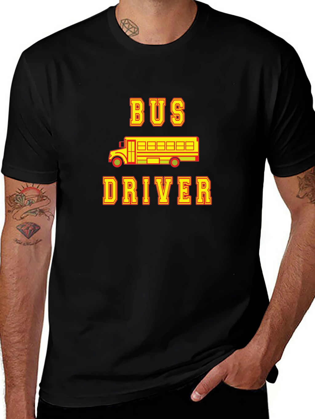 Bus Driver Graphic Tee - Classic Style