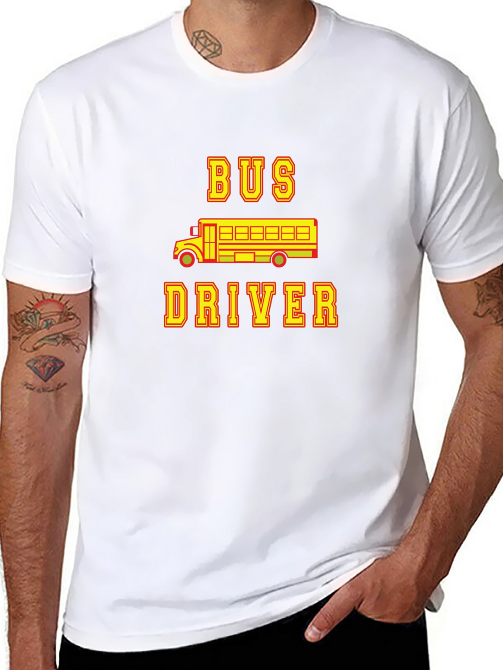 Bus Driver Graphic Tee - Classic Style