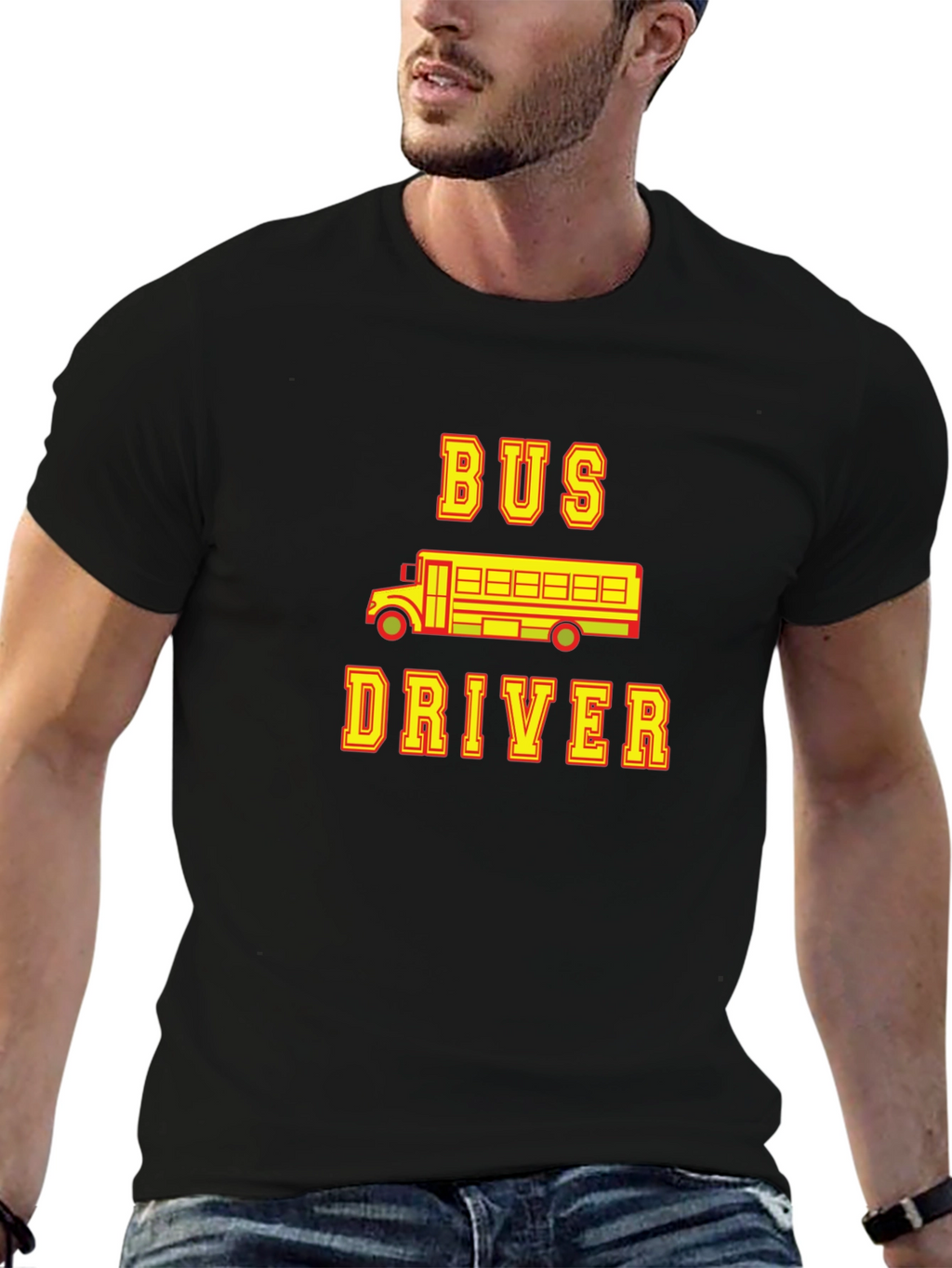 Bus Driver Graphic Tee - Classic Style
