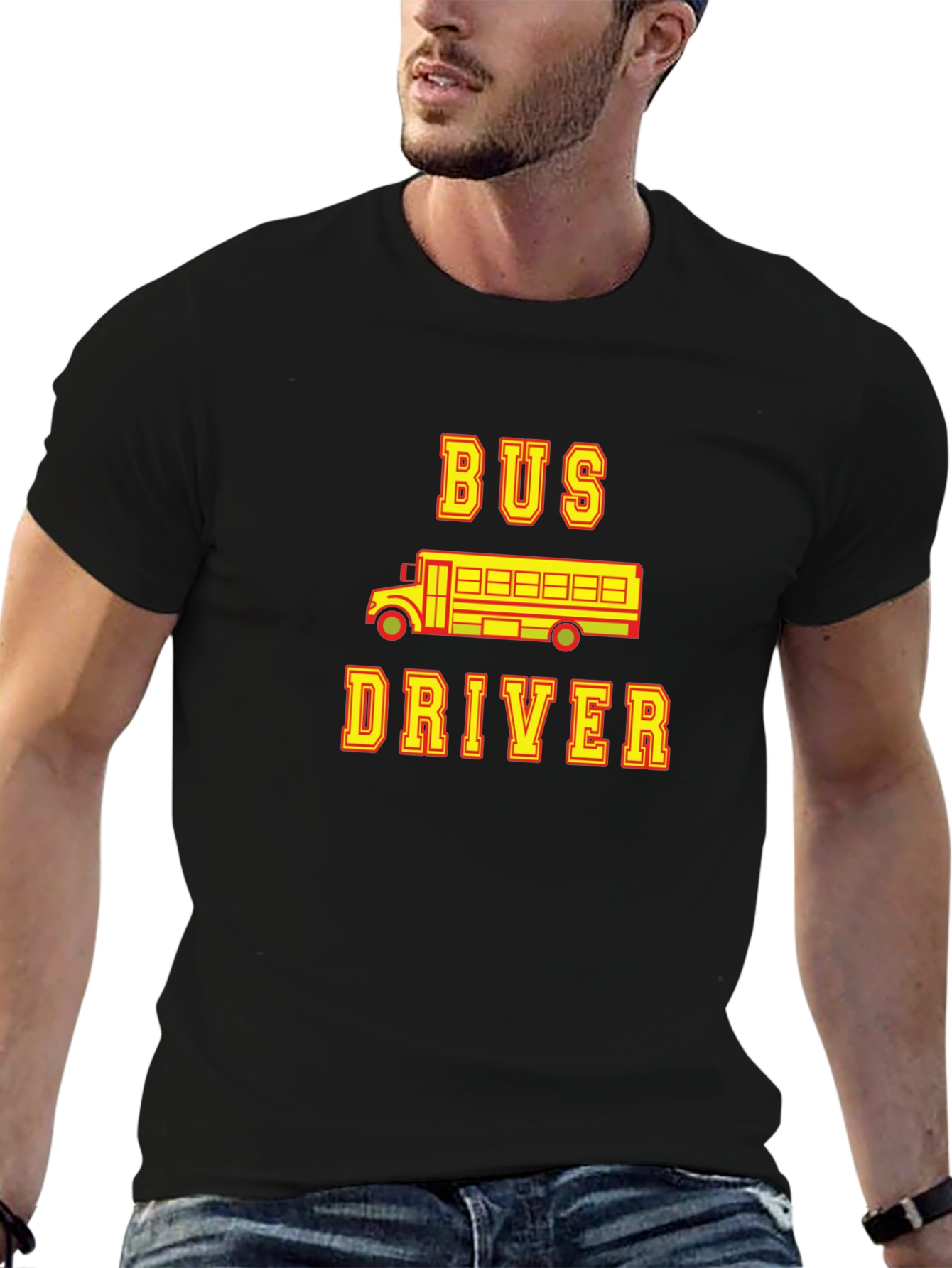 Bus Driver Graphic Tee - Classic Style