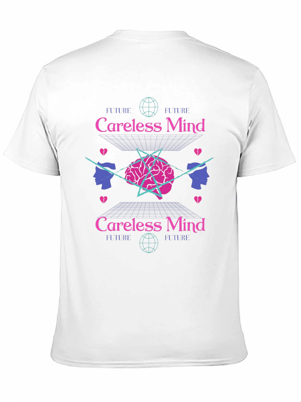 Careless Mind Graphic Tee - Retro Aesthetic T-Shirt