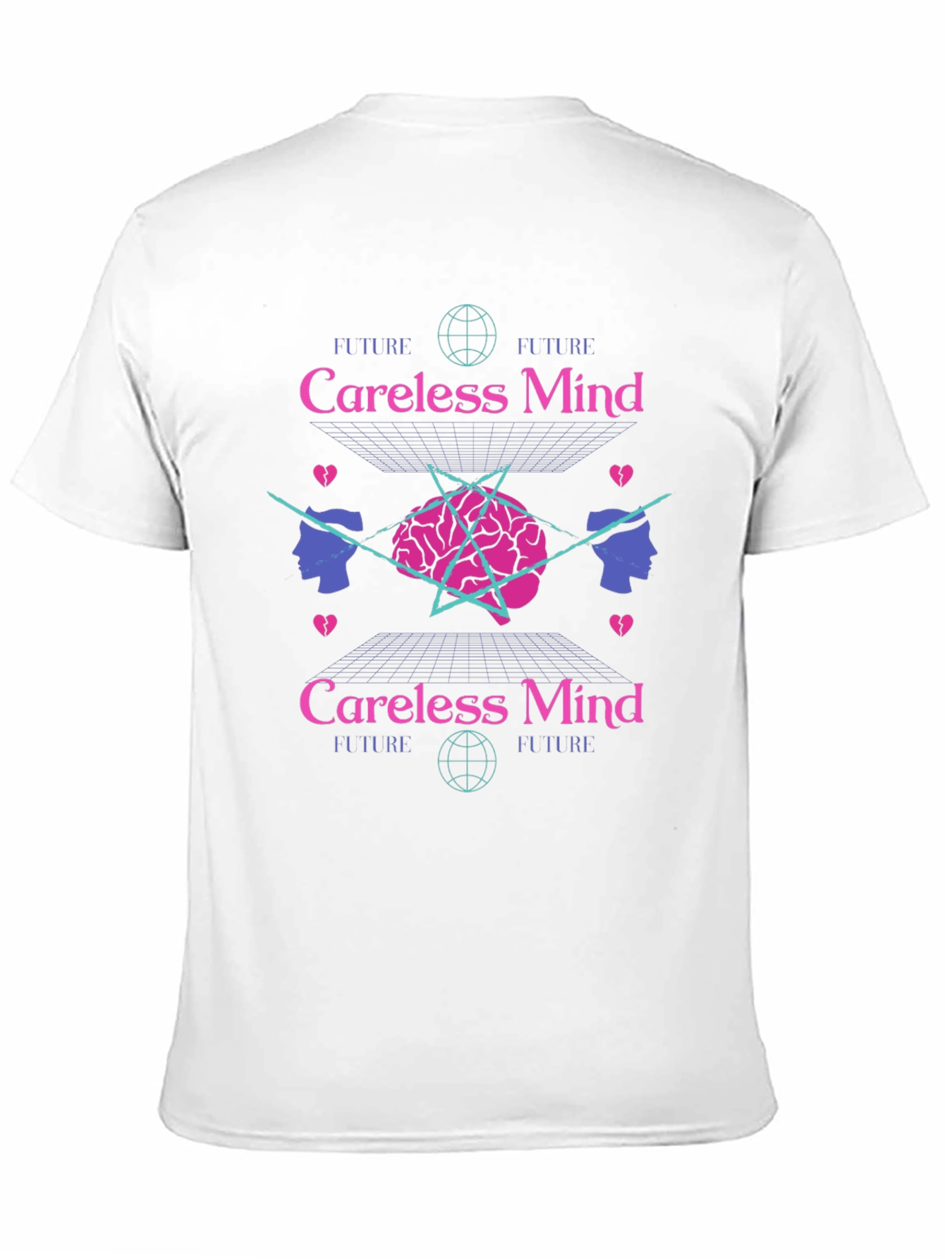 Careless Mind Graphic Tee - Retro Aesthetic T-Shirt