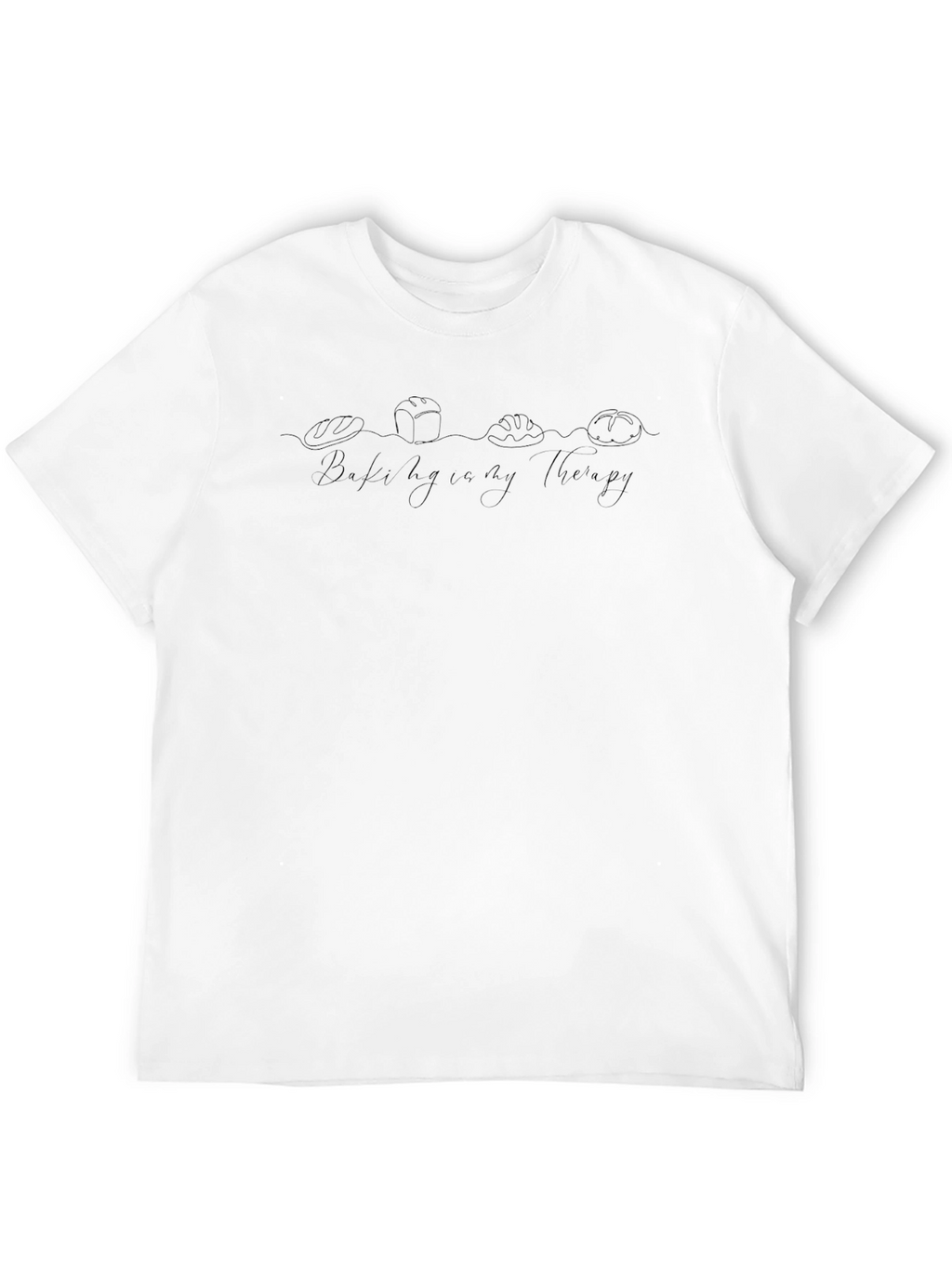Bakeography Therapy Black Tee