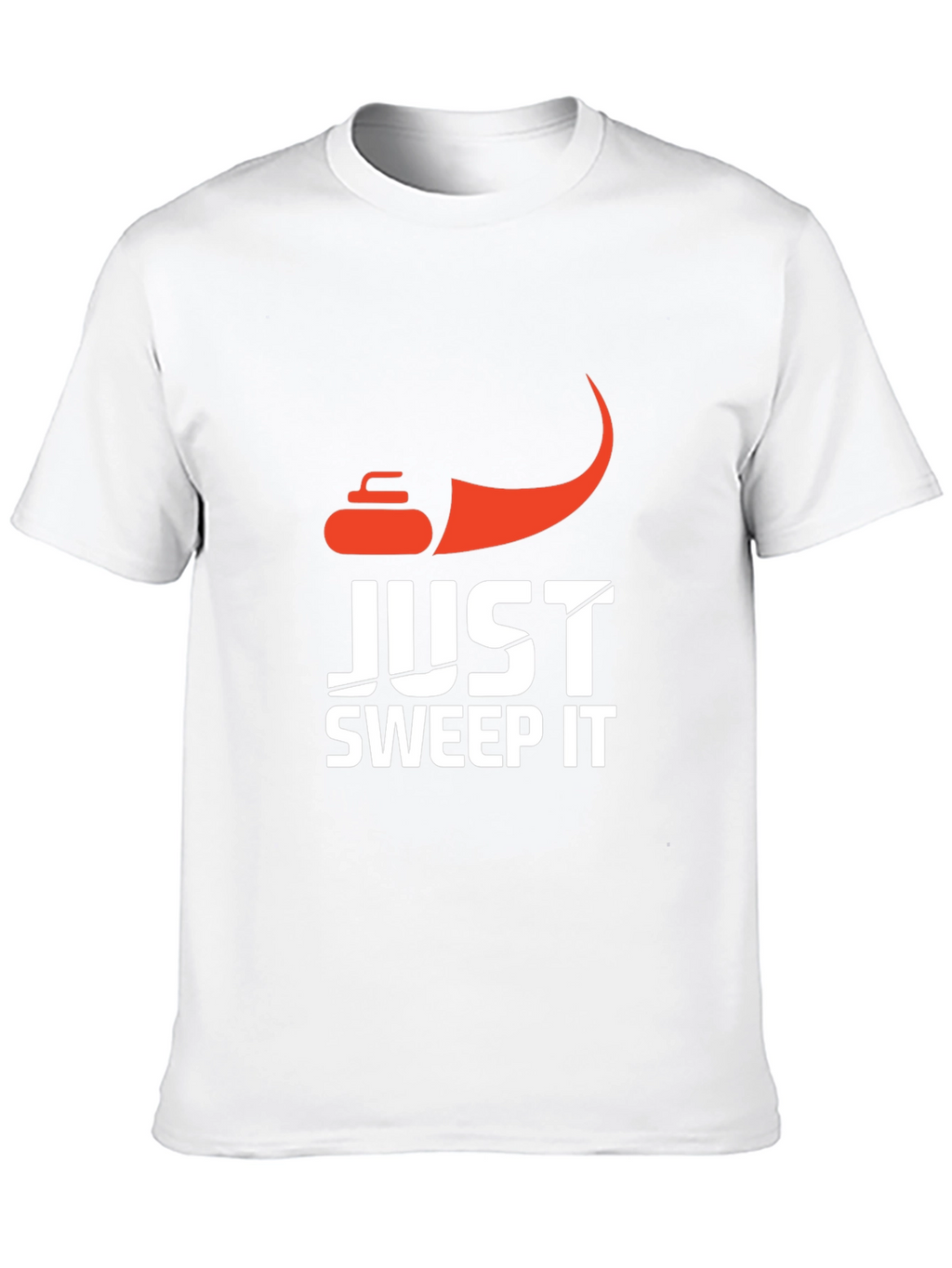 Just Sweep It Curling Graphic T-Shirt