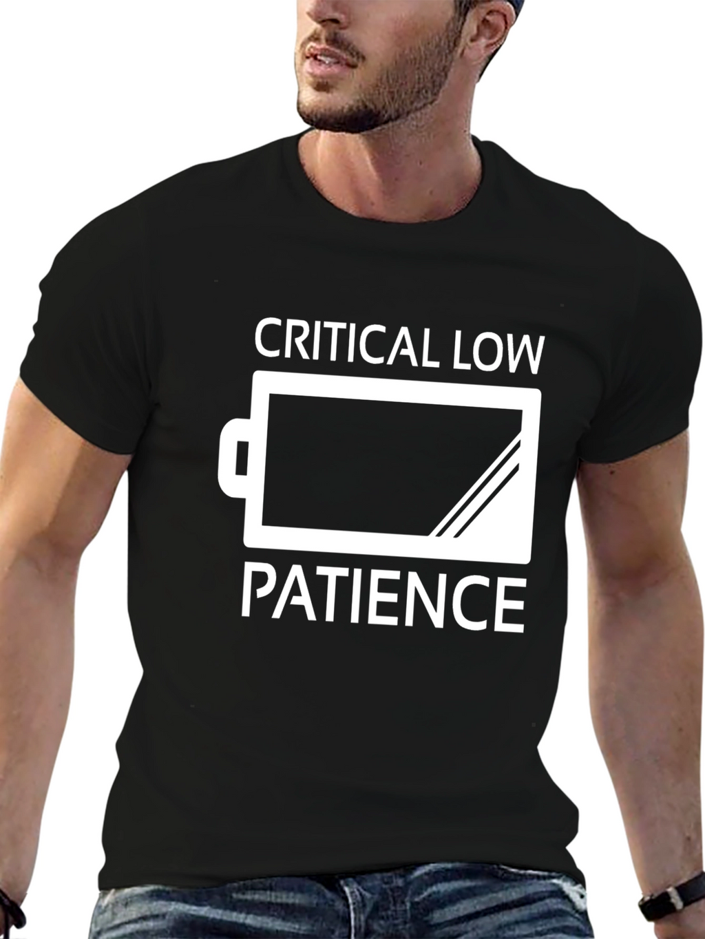 Critical Low Patience T-Shirt - Funny Sarcastic Tee