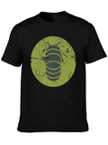 Woodlouse Grunge Graphic Tee - Black Cotton Blend T-Shirt