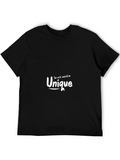 Unique Graphic Tee - Black Casual T-Shirt