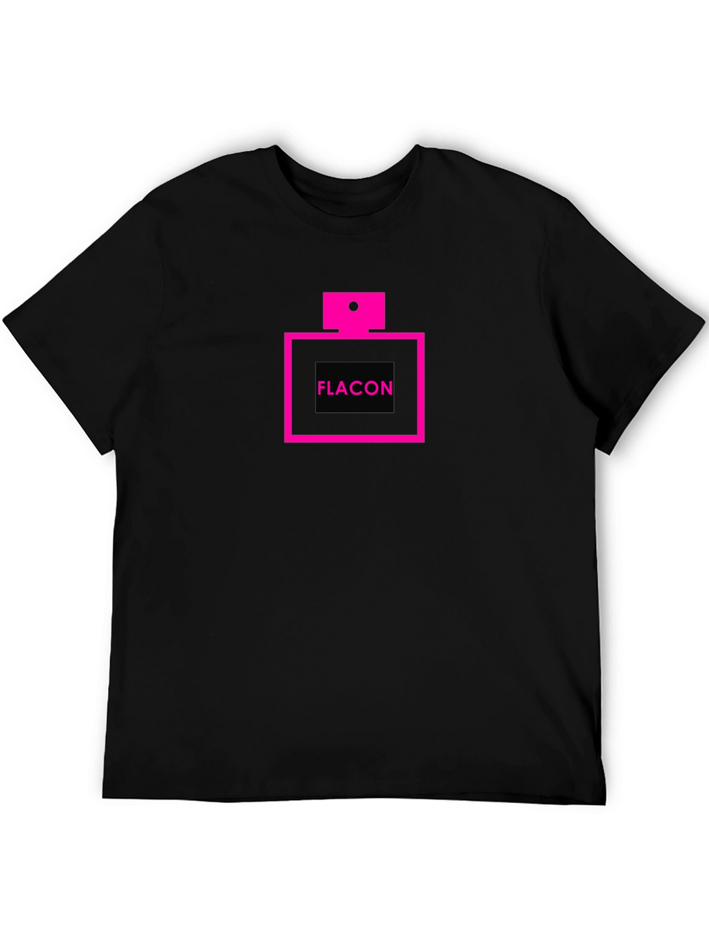 Flacon Graphic Tee - Black Cotton Fashion Shirt