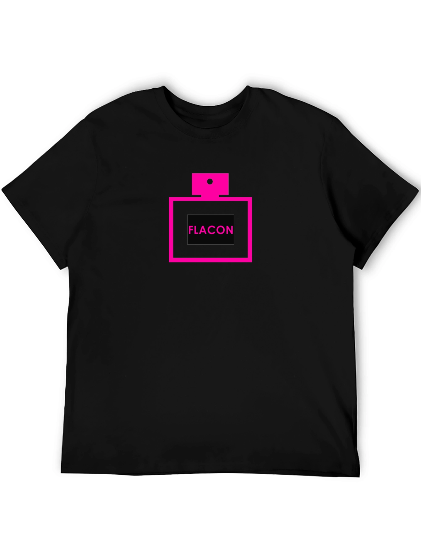 Flacon Graphic Tee - Black Cotton Fashion Shirt