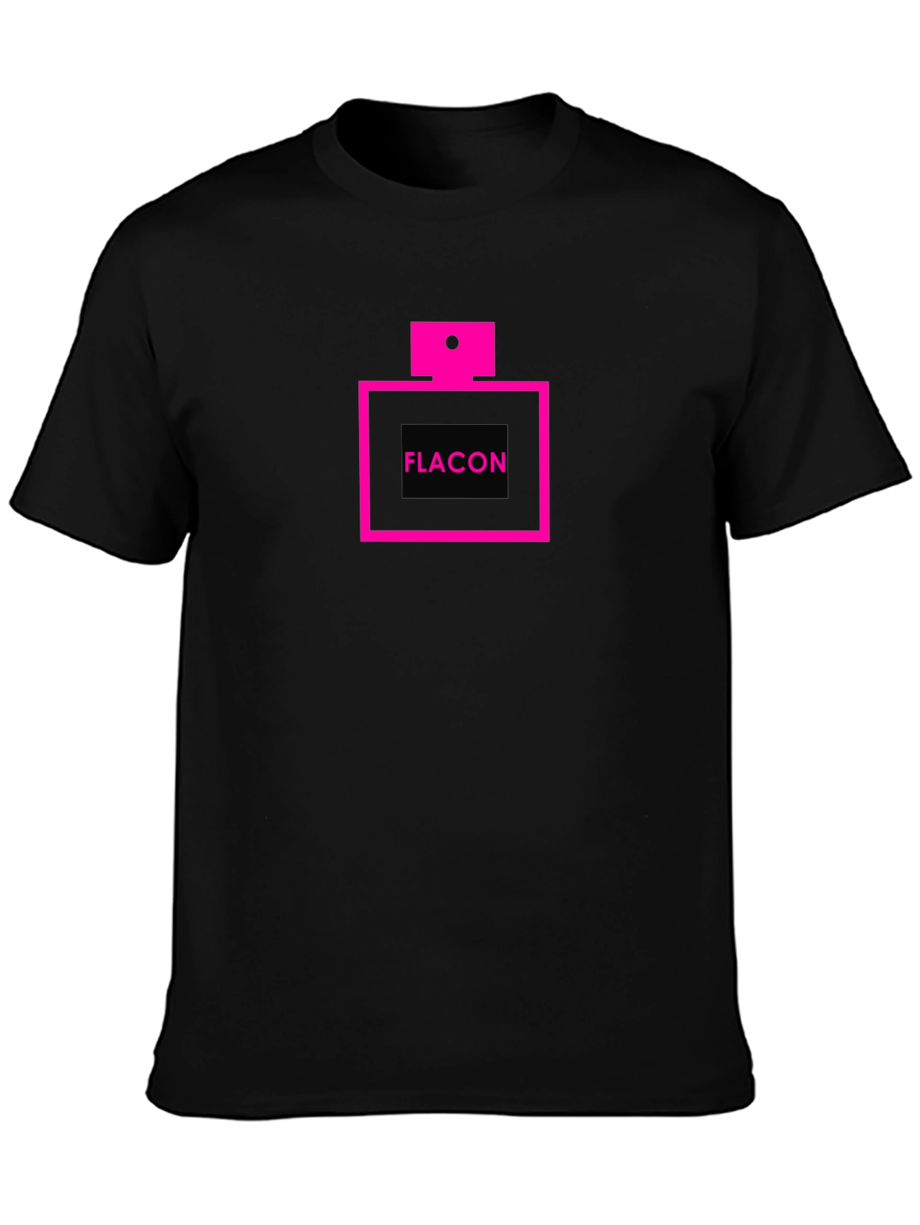 Flacon Graphic Tee - Black Cotton Fashion Shirt