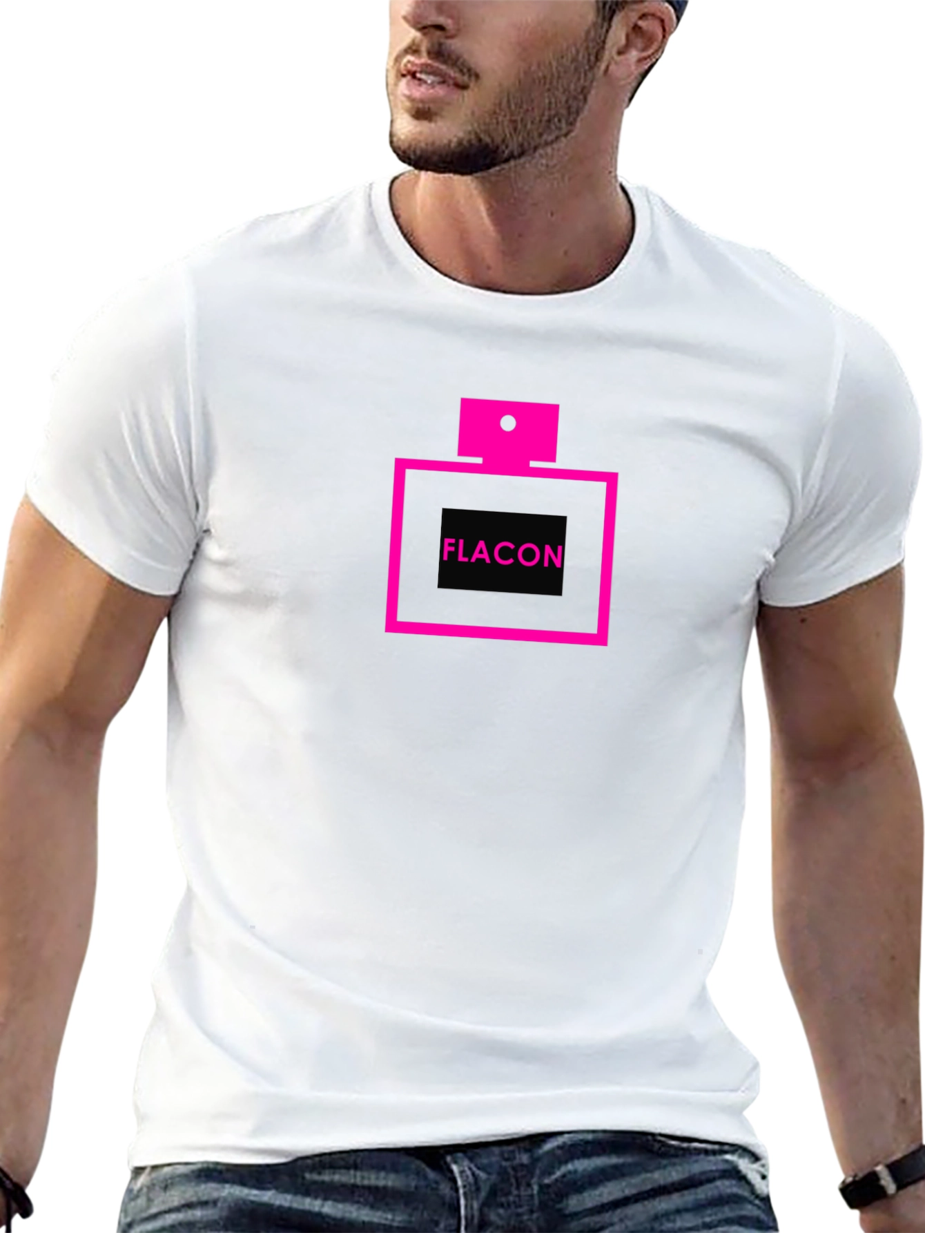 Flacon Graphic Tee - Black Cotton Fashion Shirt