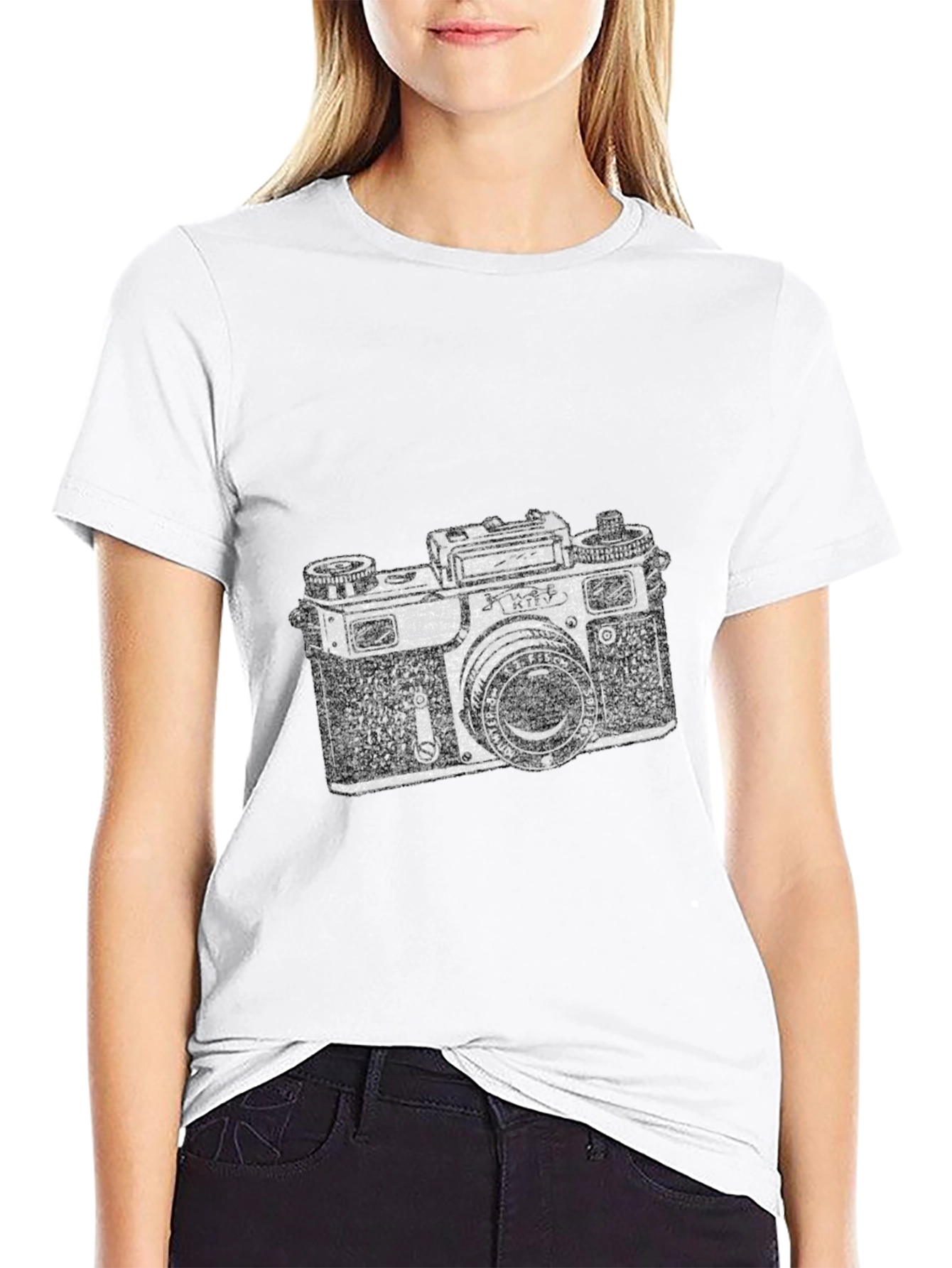 Vintage Camera Graphic Tee - Classic Cool