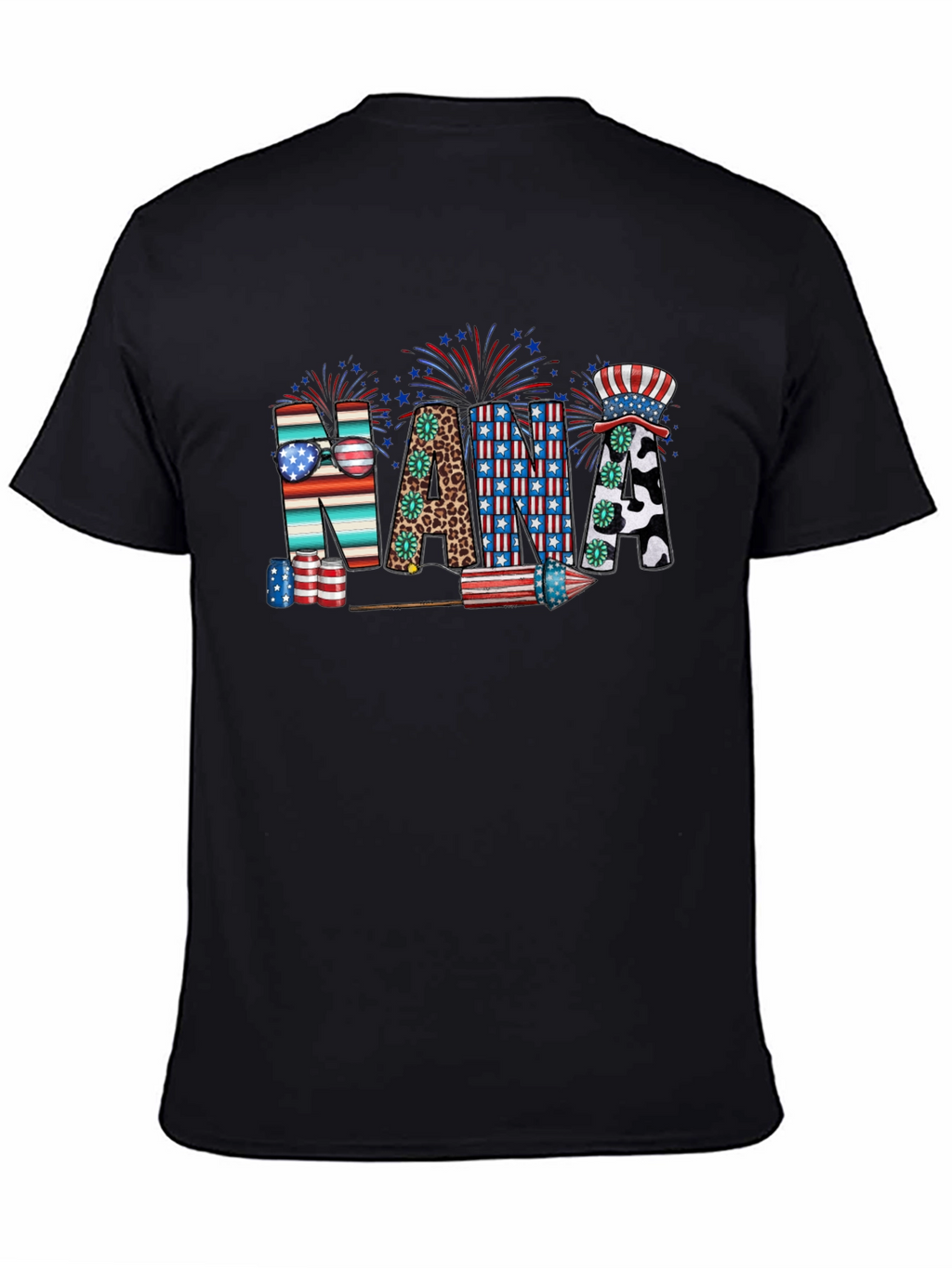 Patriotic Nana Graphic T-Shirt