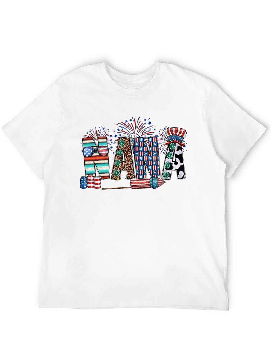 Patriotic Nana Graphic T-Shirt