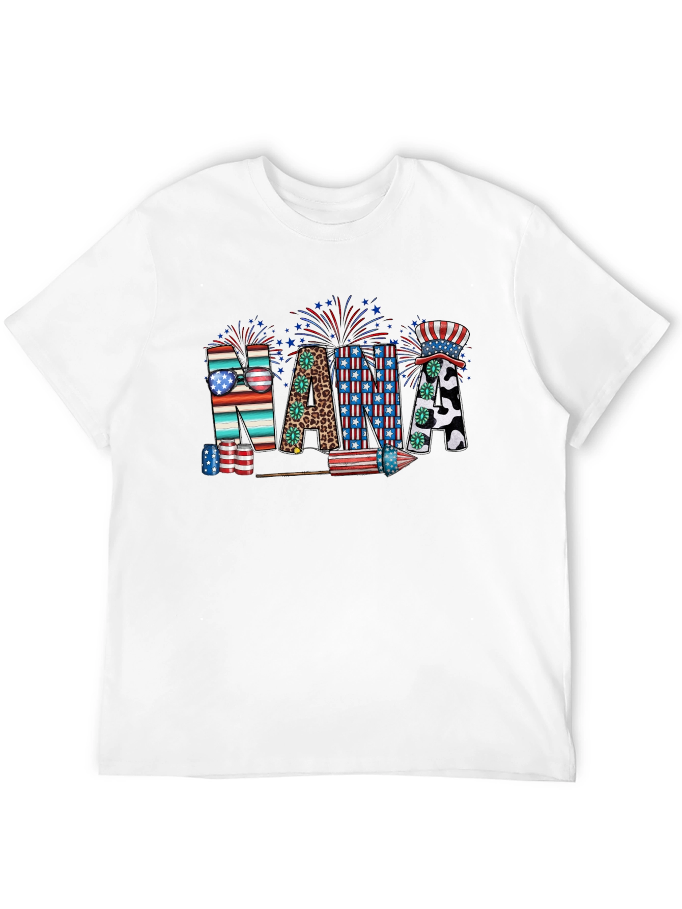 Patriotic Nana Graphic T-Shirt