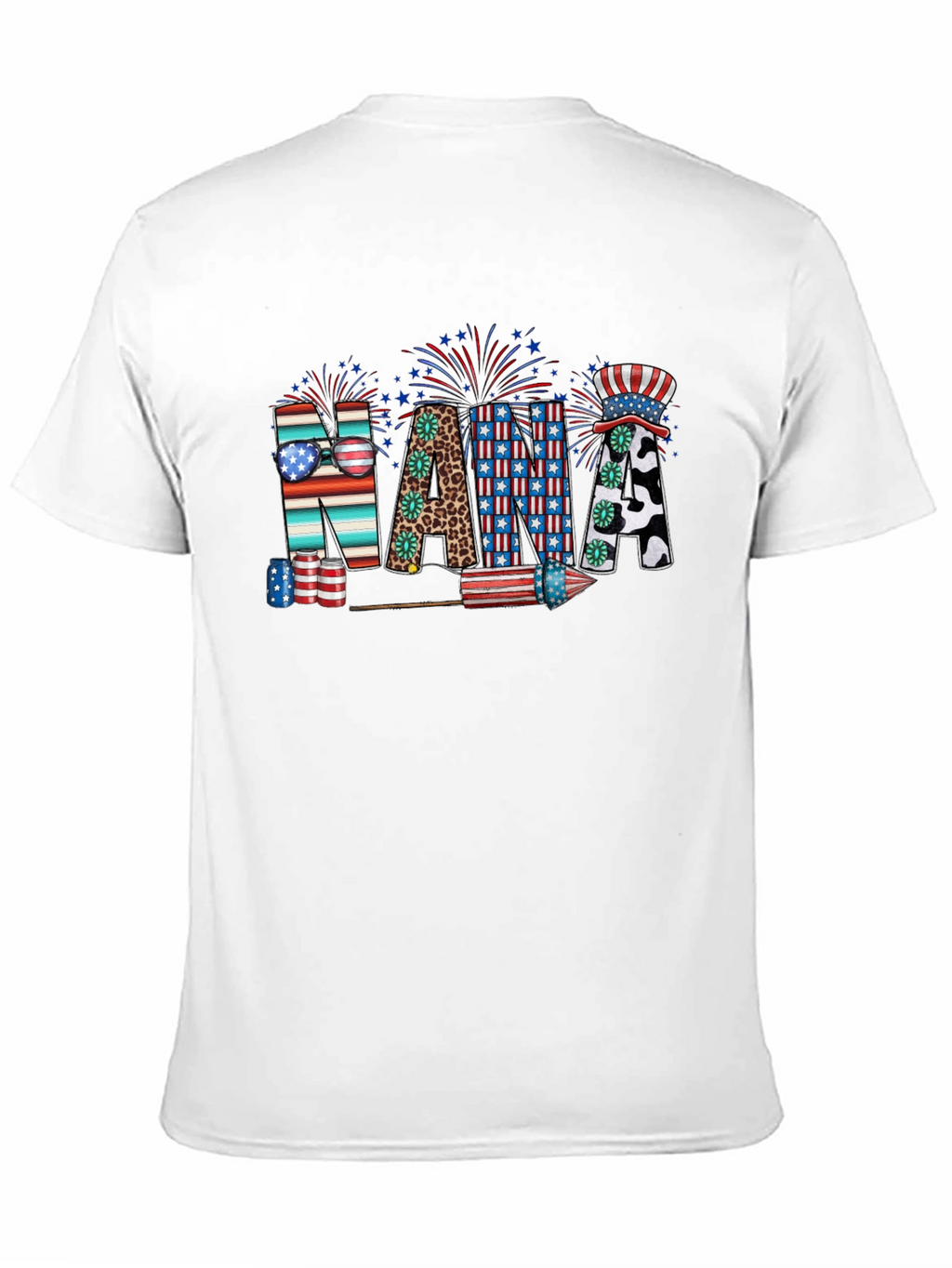 Patriotic Nana Graphic T-Shirt