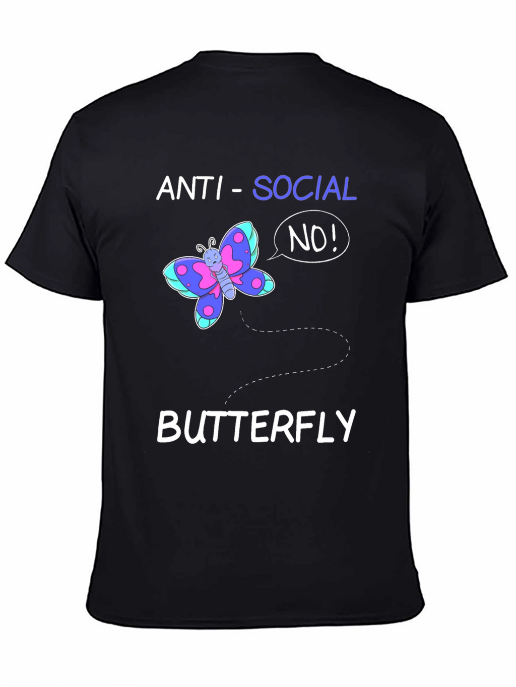 Anti-Social Butterfly Graphic Tee