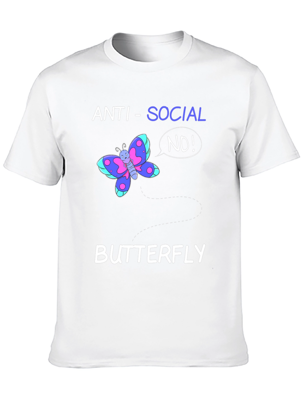 Anti-Social Butterfly Graphic Tee