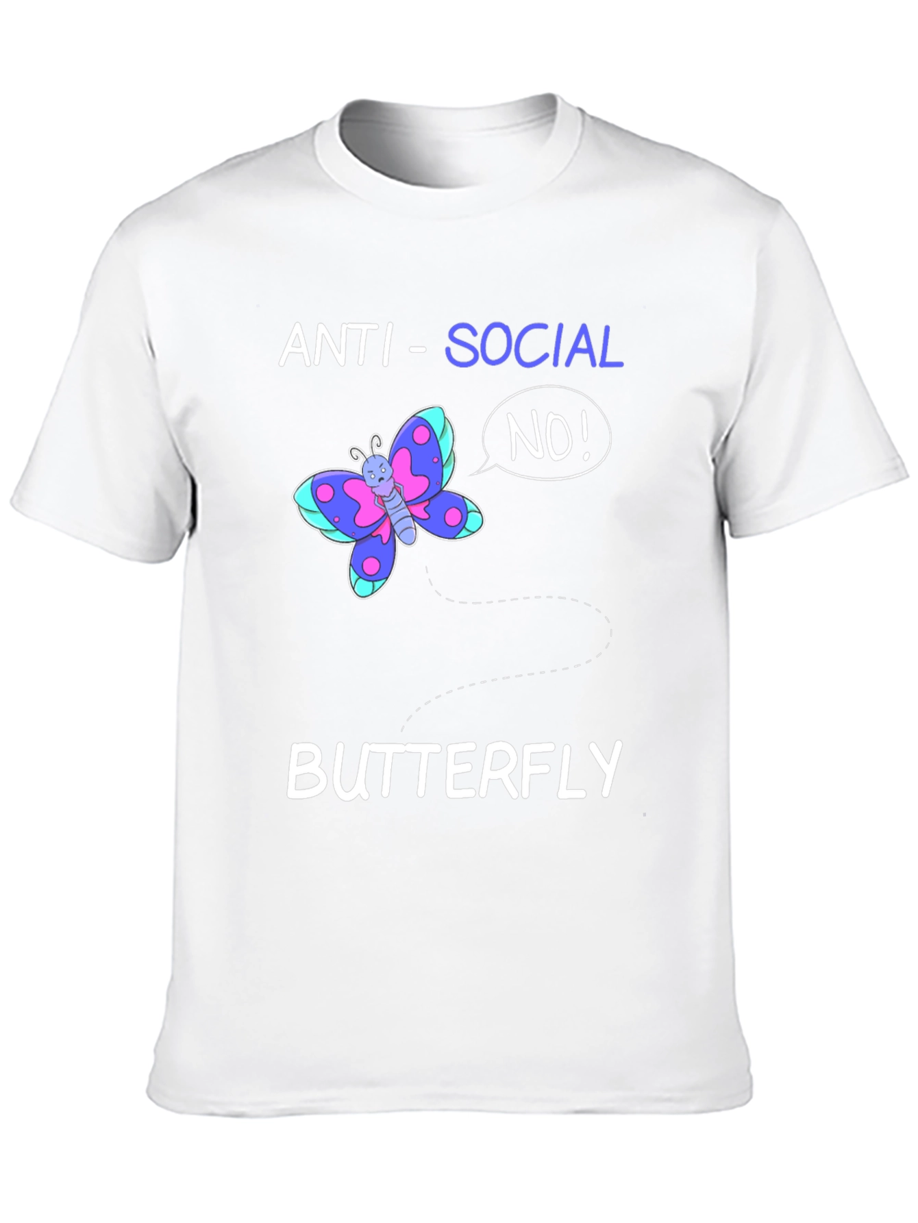 Anti-Social Butterfly Graphic Tee