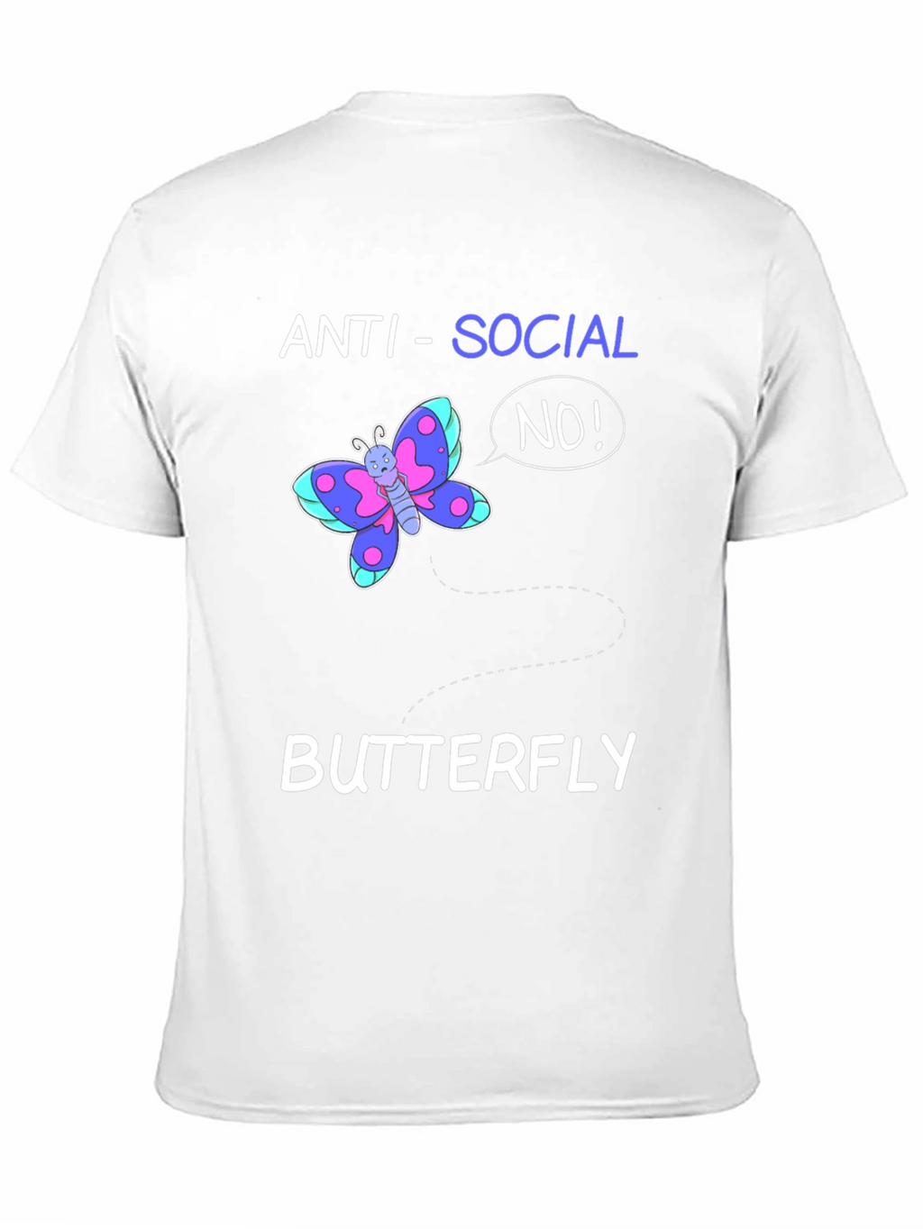 Anti-Social Butterfly Graphic Tee