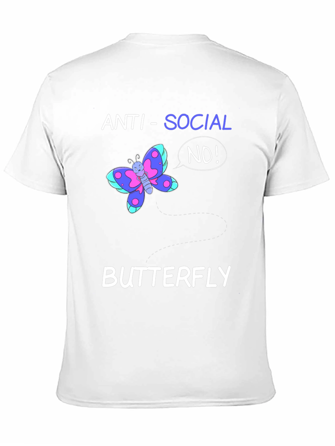 Anti-Social Butterfly Graphic Tee