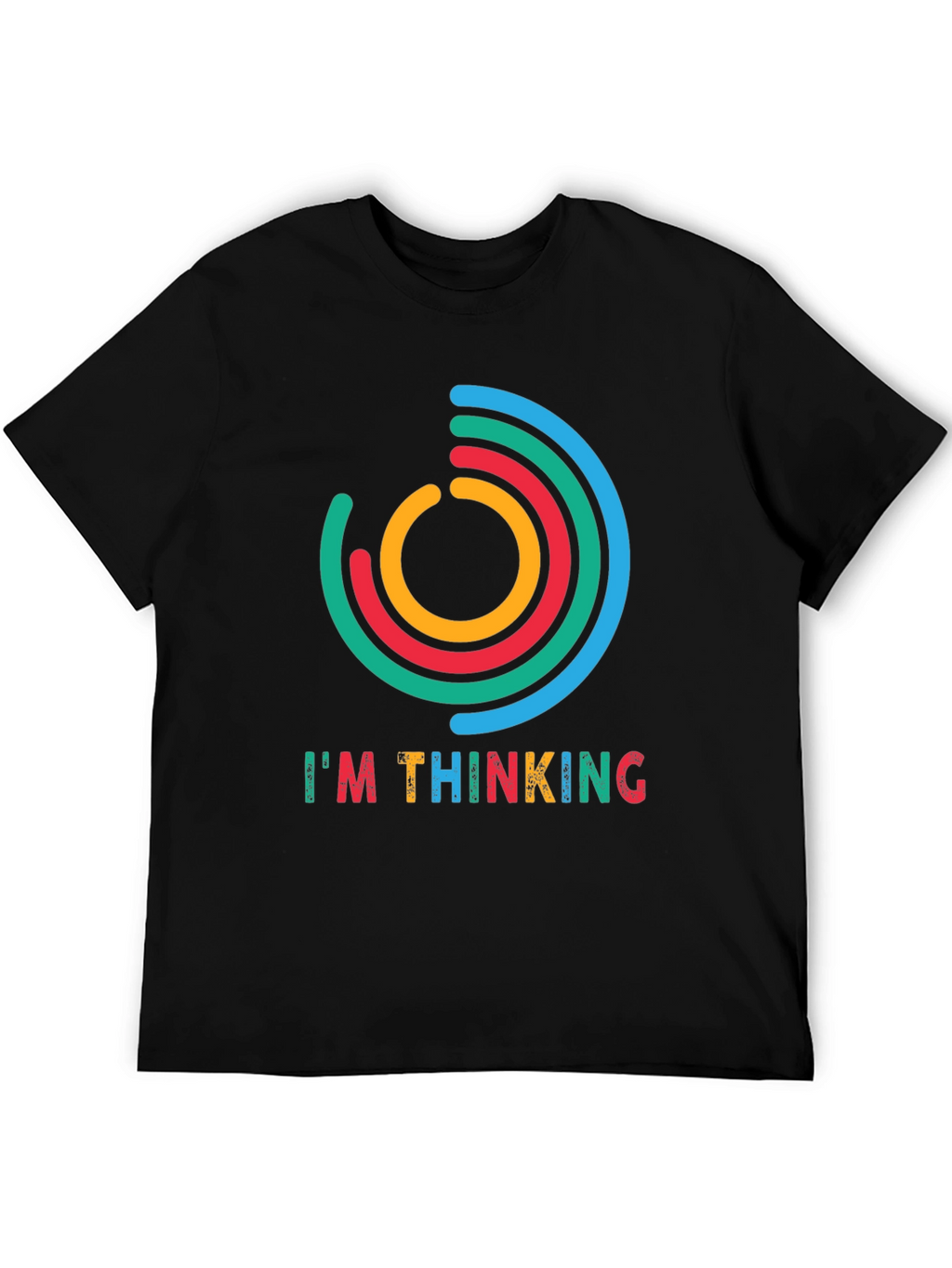 Im Thinking Graphic Tee - Black